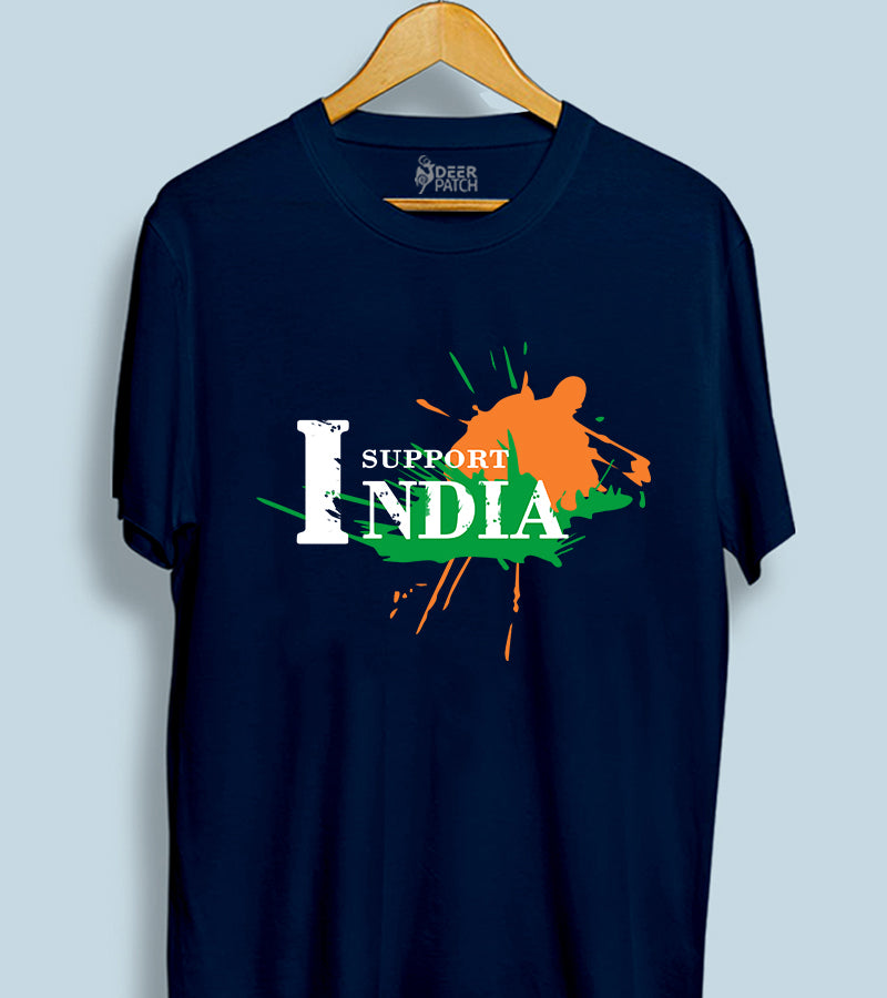 I support India  Men T-shirts