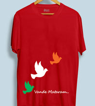 Load image into Gallery viewer, Vande Mataram Bird Men T-shirts  \ 170 GSM
