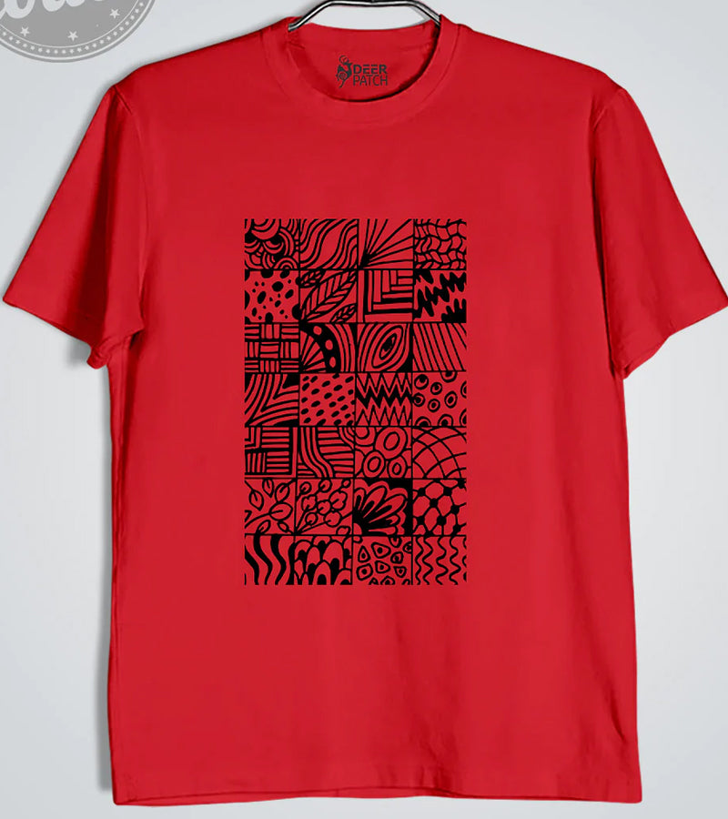 Doodle Art Men T-Shirt | 170 GSM