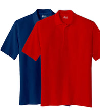 Load image into Gallery viewer, Pack of 2 Combo Polo Men T-shirt  Red &amp; Navy Blue
