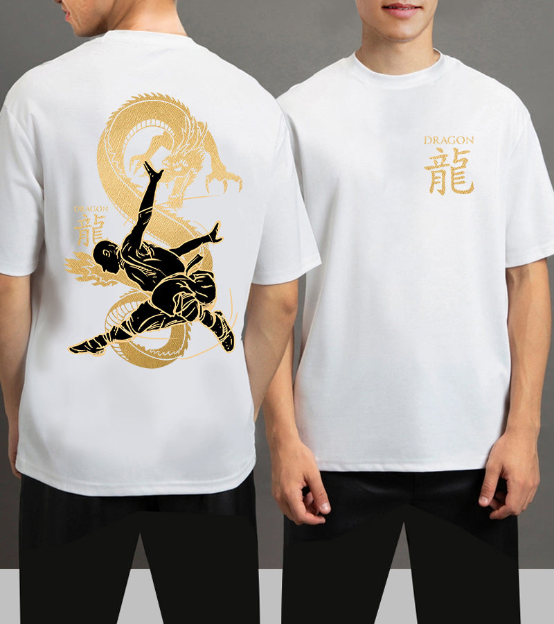 Dragon Men T-shirt | Metallic Print