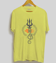 Load image into Gallery viewer, Om Trishul Men T-Shirt | 170 GSM
