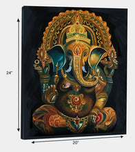 Load image into Gallery viewer, Mangal Murti Wall Canvas Painting
