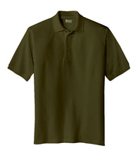 Load image into Gallery viewer, Plain Military Green Polo Men T-shirt
