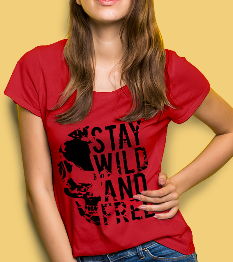 Stay Wild And Free Women Top