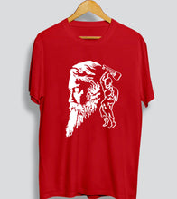 Load image into Gallery viewer, Pack of 2 T-shirts | Tagore - Red | The Bose - White
