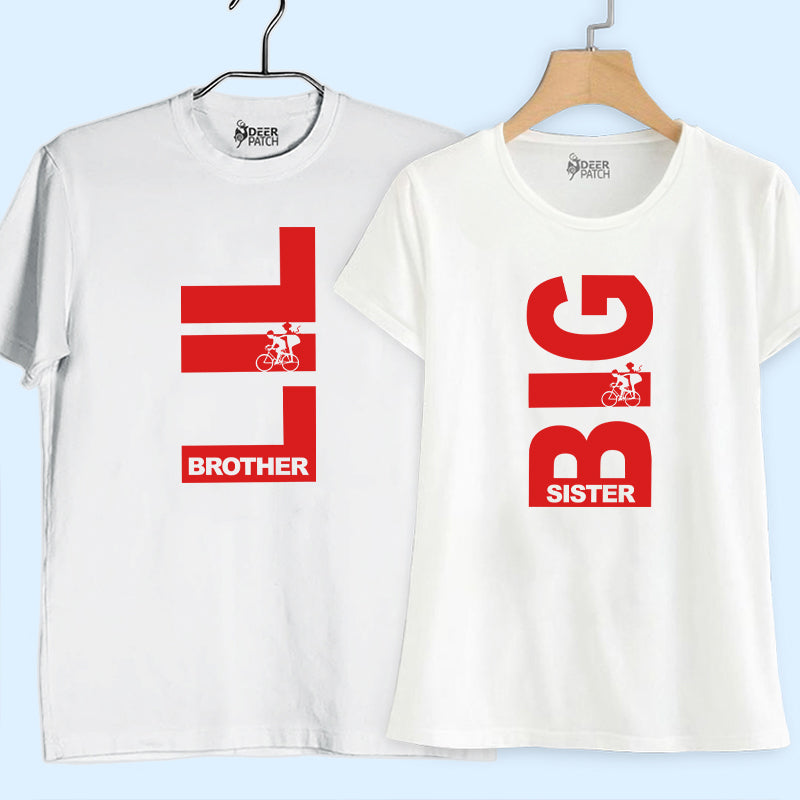 Lil Brother Big Sister White T-shirts