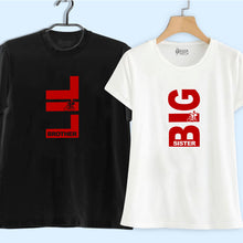 Load image into Gallery viewer, Lil Brother Big Sister Black/White (II) T-shirts
