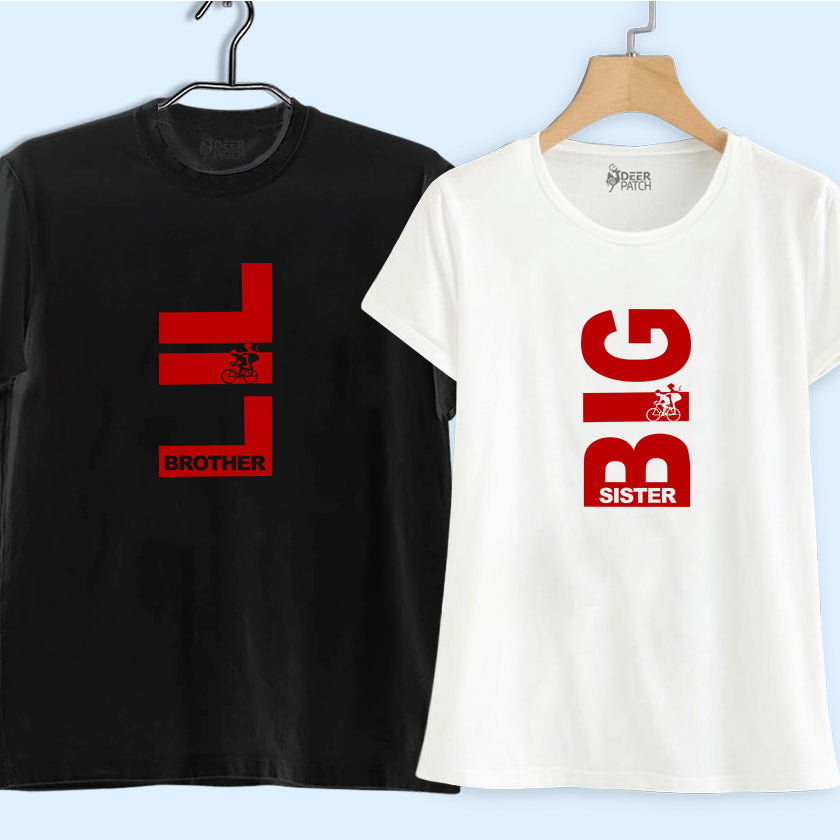 Lil Brother Big Sister Black/White (II) T-shirts