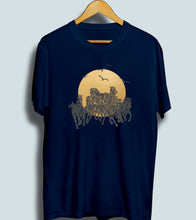 Load image into Gallery viewer, Seven Horse Metallic Gold Men T-shirt
