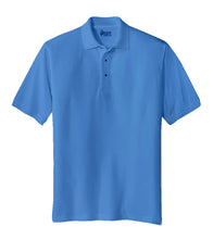 Load image into Gallery viewer, Plain Light Blue Polo Men T-shirt
