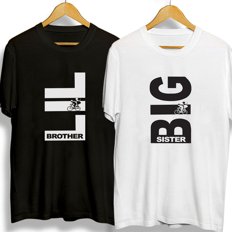 Lil Brother Big Sister Black/White UnisexT-shirts