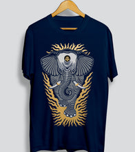 Load image into Gallery viewer, Airavata Metallic Gold Men T-shirts
