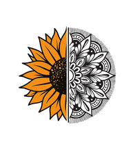 Load image into Gallery viewer, Sunflower Mandala Women Top
